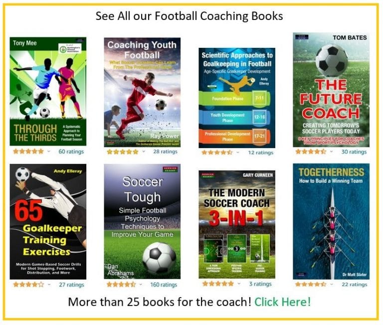 soccer coaching and football training books